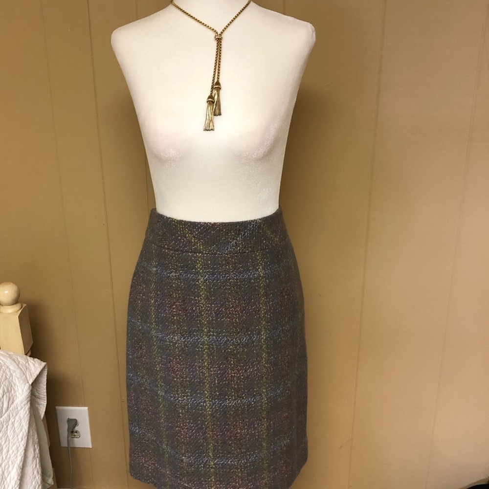 J. Crew Tweed Pencil Skirt Size 6